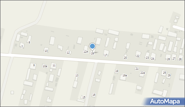 Olchowiec, Olchowiec, 14, mapa Olchowiec