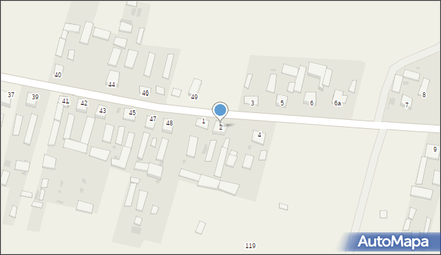 Olchowiec, Olchowiec, 2, mapa Olchowiec