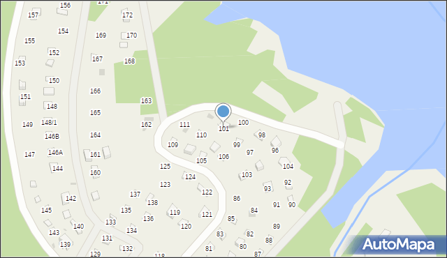 Olchowiec, Olchowiec, 101, mapa Olchowiec