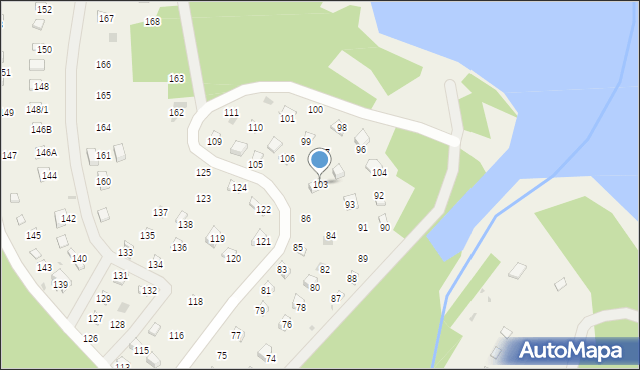 Olchowiec, Olchowiec, 103, mapa Olchowiec