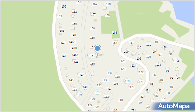 Olchowiec, Olchowiec, 161a, mapa Olchowiec