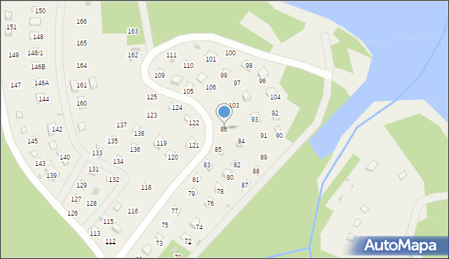 Olchowiec, Olchowiec, 86, mapa Olchowiec