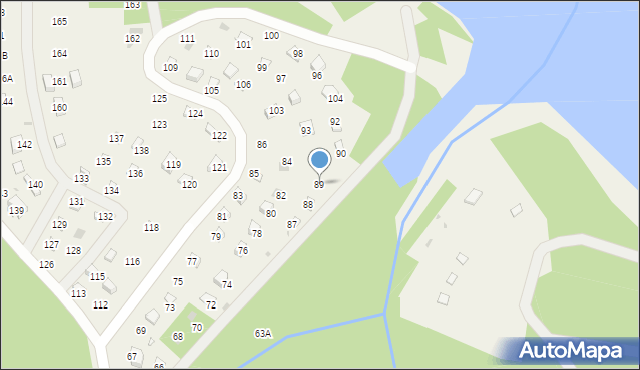 Olchowiec, Olchowiec, 89, mapa Olchowiec