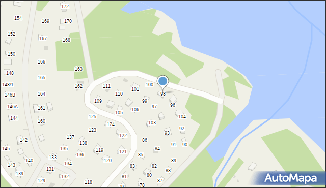 Olchowiec, Olchowiec, 98, mapa Olchowiec