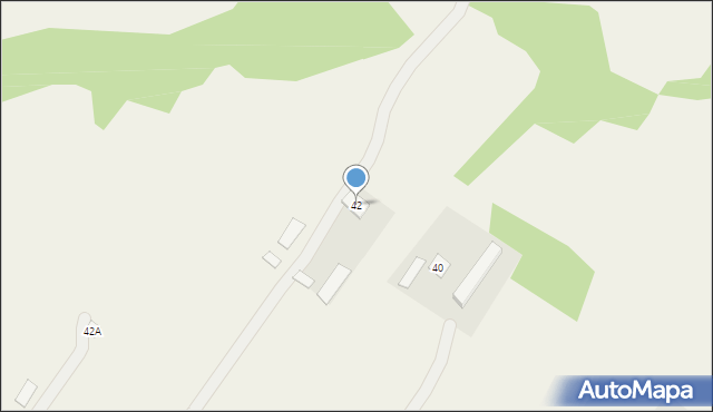 Olchowiec-Kolonia, Olchowiec-Kolonia, 42, mapa Olchowiec-Kolonia