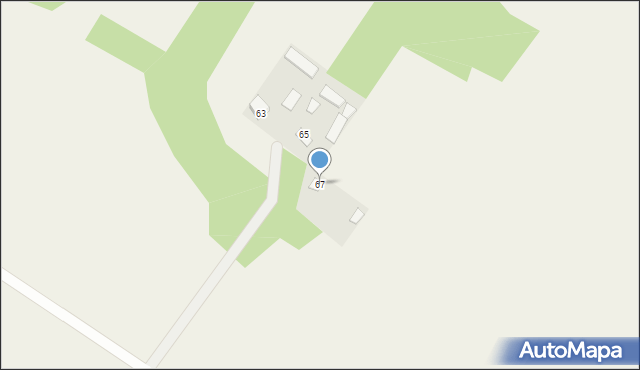 Olchowiec-Kolonia, Olchowiec-Kolonia, 67, mapa Olchowiec-Kolonia