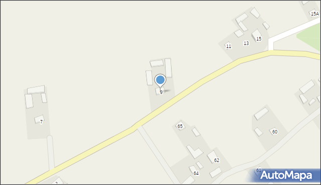 Olchowiec-Kolonia, Olchowiec-Kolonia, 9, mapa Olchowiec-Kolonia