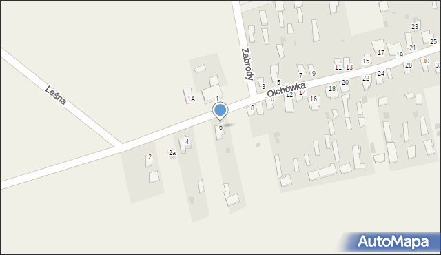 Olchówka, Olchówka, 6, mapa Olchówka