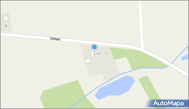 Ołdaki, Ołdaki, 1, mapa Ołdaki