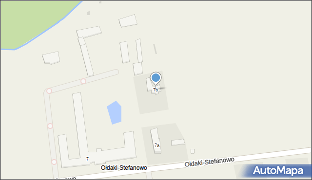 Ołdaki, Ołdaki-Stefanowo, 7b, mapa Ołdaki