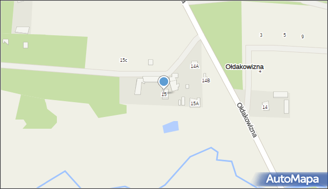 Ołdakowizna, Ołdakowizna, 15, mapa Ołdakowizna