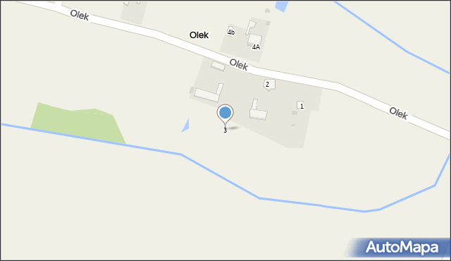 Olek, Olek, 3, mapa Olek