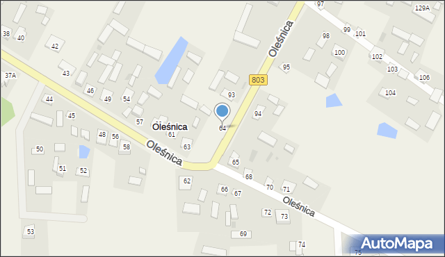 Oleśnica, Oleśnica, 64, mapa Oleśnica