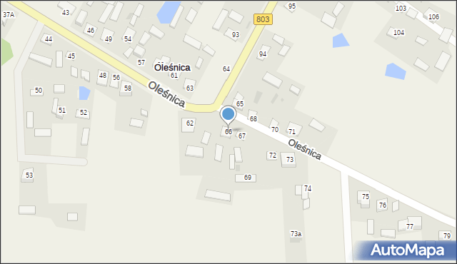 Oleśnica, Oleśnica, 66, mapa Oleśnica