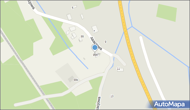 Oleśnica, Oleśnica, 99A, mapa Oleśnica