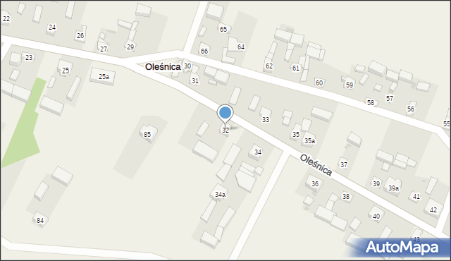 Oleśnica, Oleśnica, 32, mapa Oleśnica