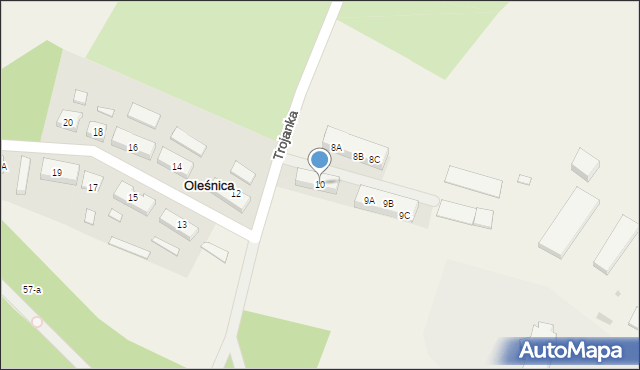 Oleśnica, Oleśnica, 10, mapa Oleśnica