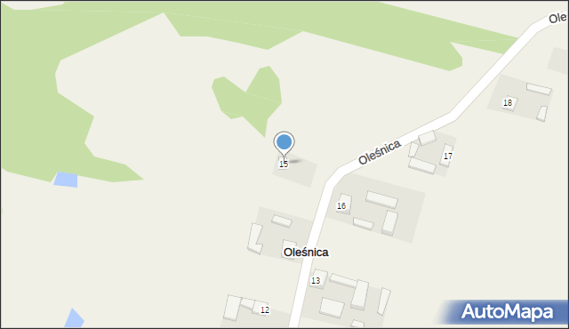 Oleśnica, Oleśnica, 15, mapa Oleśnica