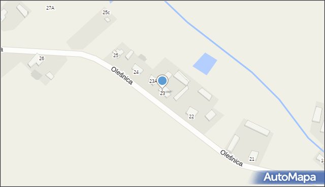 Oleśnica, Oleśnica, 23, mapa Oleśnica