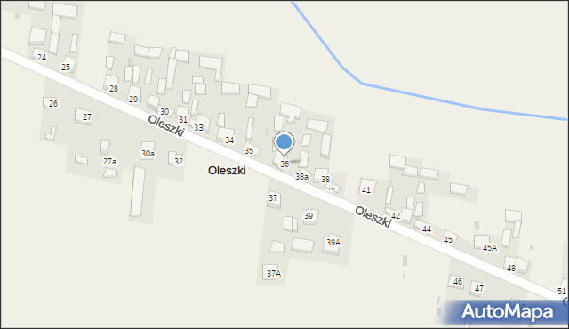 Oleszki, Oleszki, 36, mapa Oleszki