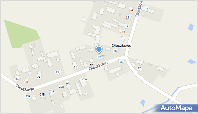 Oleszkowo, Oleszkowo, 19, mapa Oleszkowo