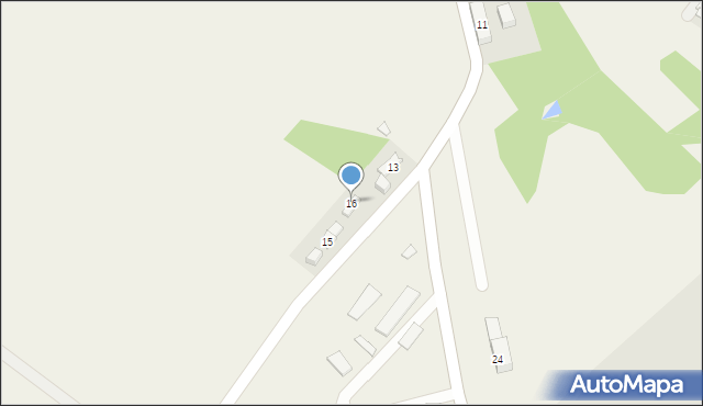 Oleszna Podgórska, Oleszna Podgórska, 16, mapa Oleszna Podgórska