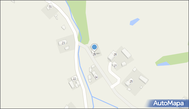 Oleszna Podgórska, Oleszna Podgórska, 29, mapa Oleszna Podgórska