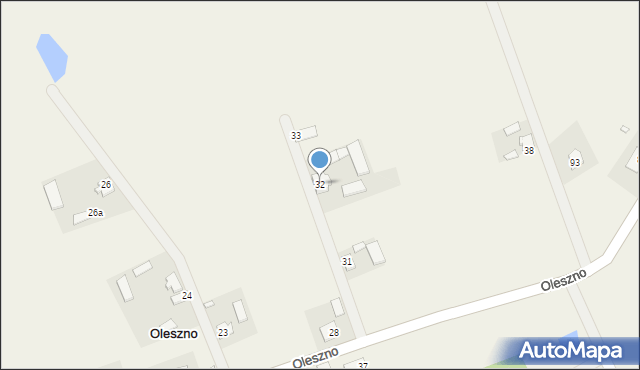 Oleszno, Oleszno, 32, mapa Oleszno