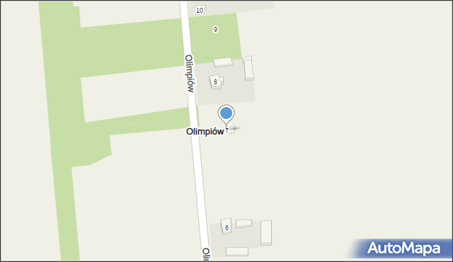 Olimpiów, Olimpiów, 7, mapa Olimpiów