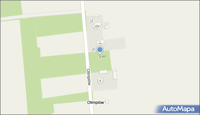 Olimpiów, Olimpiów, 9, mapa Olimpiów