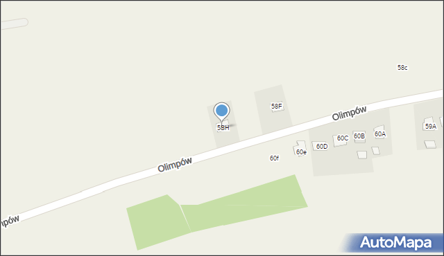 Olimpów, Olimpów, 58H, mapa Olimpów