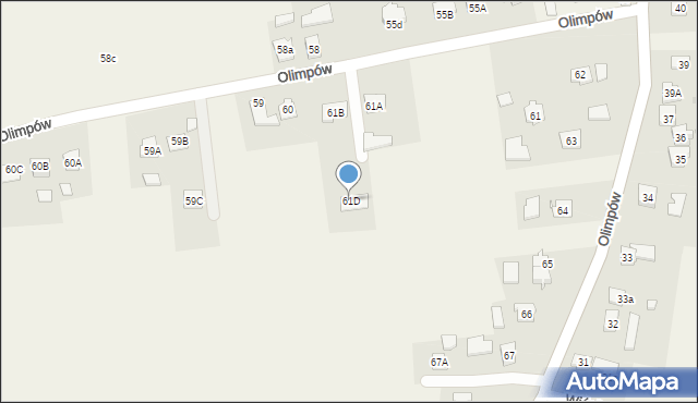 Olimpów, Olimpów, 61D, mapa Olimpów