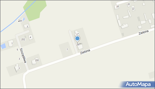 Oliszki, Oliszki, 1M, mapa Oliszki