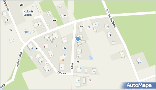 Oliszki, Oliszki, 54, mapa Oliszki