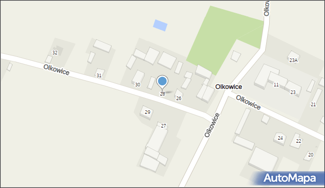 Olkowice, Olkowice, 28, mapa Olkowice