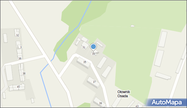 Ołownik, Ołownik, 33, mapa Ołownik