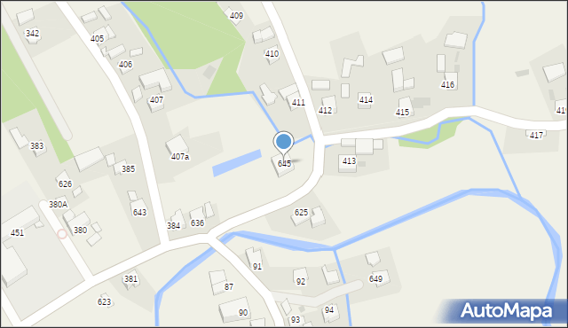 Ołpiny, Ołpiny, 645, mapa Ołpiny