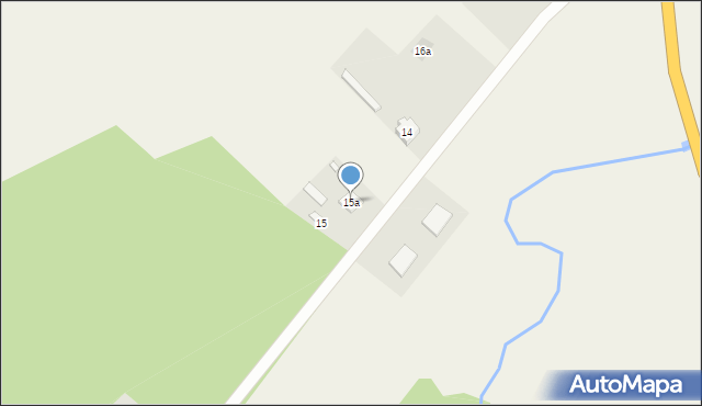 Olszak, Olszak, 15a, mapa Olszak