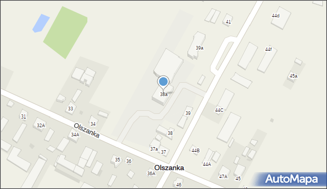Olszanka, Olszanka, 38a, mapa Olszanka