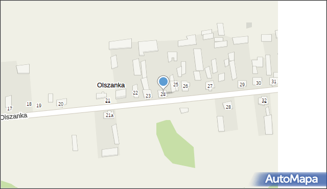 Olszanka, Olszanka, 24, mapa Olszanka