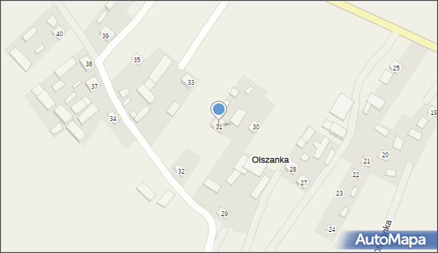 Olszanka, Olszanka, 31, mapa Olszanka