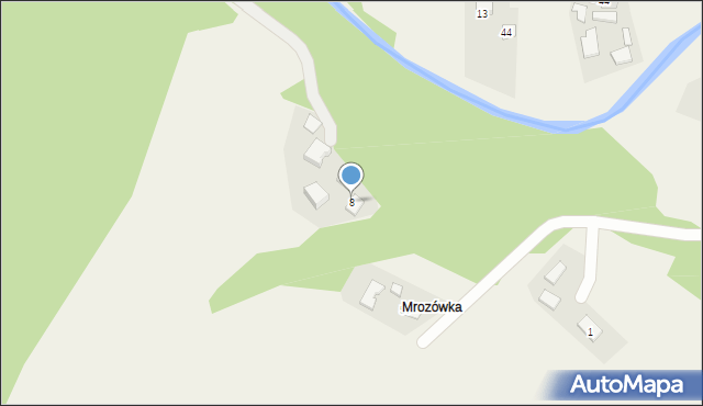 Olszanka, Olszanka, 8, mapa Olszanka