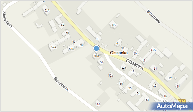 Olszanka, Olszanka, 57a, mapa Olszanka