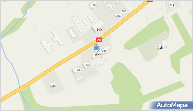 Olszany, Olszany, 36D, mapa Olszany