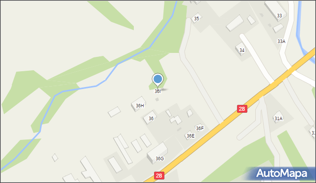 Olszany, Olszany, 36I, mapa Olszany