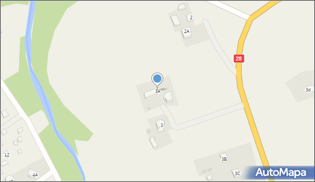 Olszany, Olszany, 3A, mapa Olszany