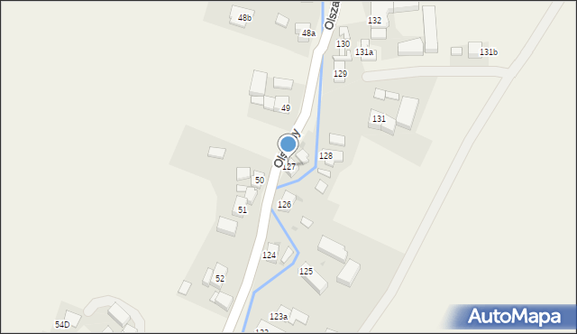 Olszany, Olszany, 127, mapa Olszany