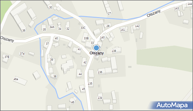 Olszany, Olszany, 137, mapa Olszany