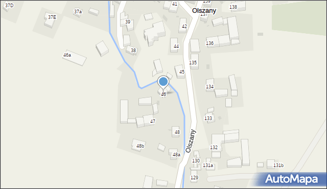 Olszany, Olszany, 46, mapa Olszany