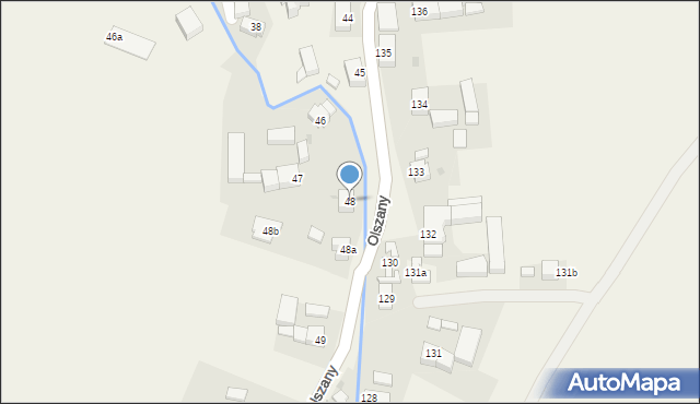 Olszany, Olszany, 48, mapa Olszany